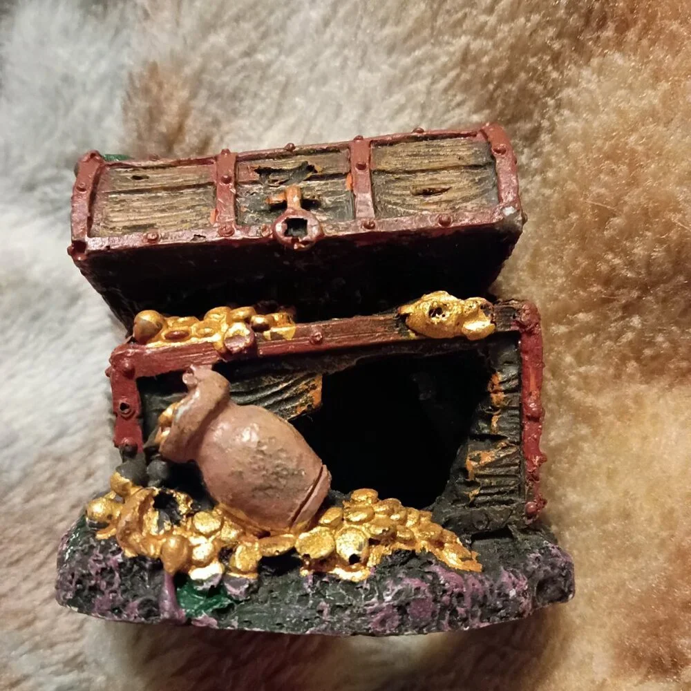 Top Fin small Aquarium treasure chest